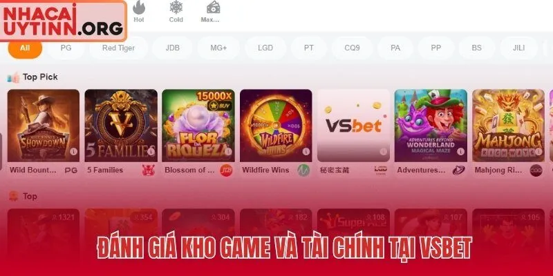 VSBET với kho slot PG Soft và sảnh bắn cá JDB Gaming